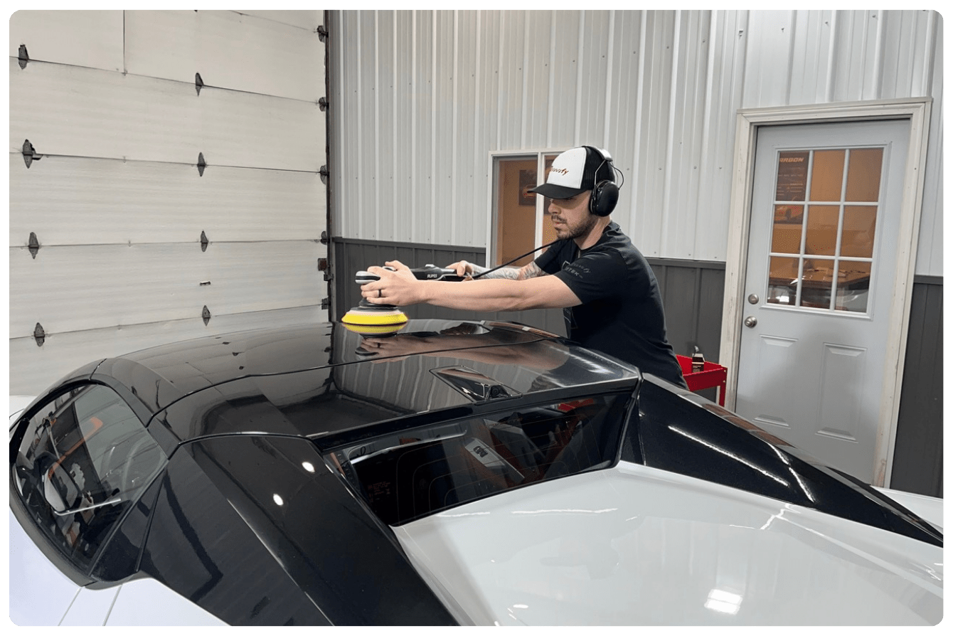 Expert paint correction specialist in blair county pa polish a luxury vehicle