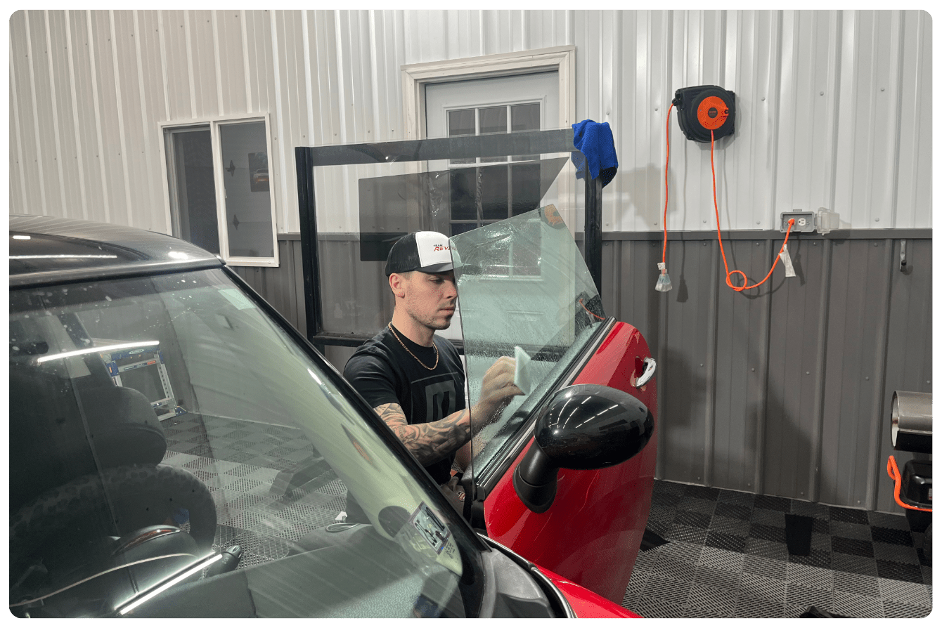 Window tint application in Blair County PA